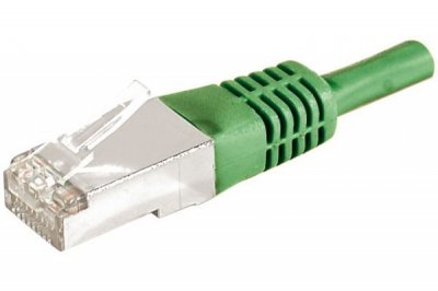 EXC DEXLAN Cordon RJ45 cat&eacute;gorie 6A F/UTP vert - 3 m