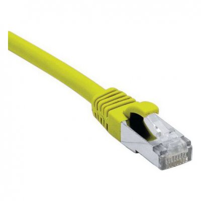 DEXLAN  Cordon RJ45 cat&eacute;gorie 6A S/FTP LSOH snagless jaune - 15 m