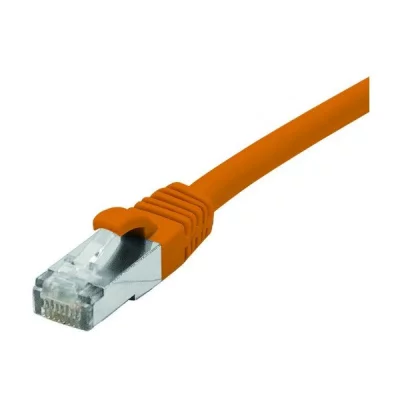 DEXLAN  Cordon RJ45 cat&eacute;gorie 6A S/FTP LSOH snagless orange - 1 m