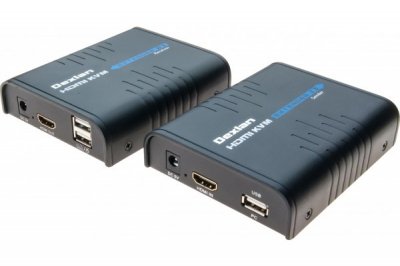 DEXLAN  D&eacute;port KVM HDMI / USB sur IP Ethernet Gigabit