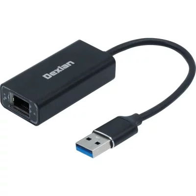 DEXLAN  DX-ALU3G - Adaptateur r&eacute;seau - USB 3.0 - Gigabit Ethernet x 1