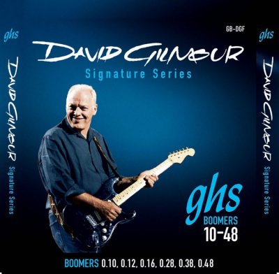 GHS DGF David Gilmour Bleu - jeu guitare &eacute;lectrique 10-48