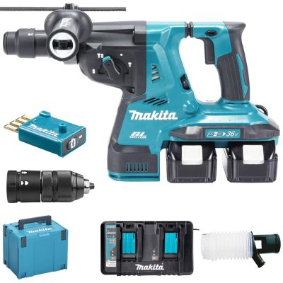 MAKITA DHR283T2JU 36v sds-plus marteau perforateur - 