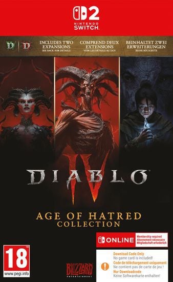 MICROSOFT Diablo IV Age Of Hatred Collection (code De T&eacute;l&eacute;chargement) SWITCH 2