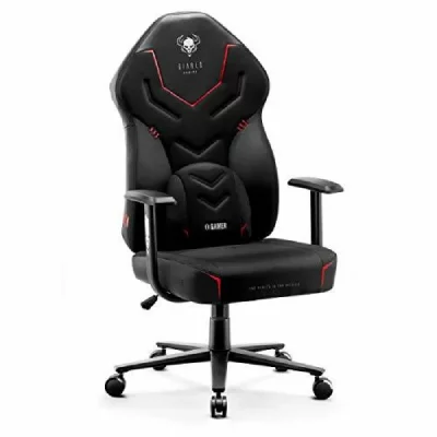 DIABLO CHAIRS Diablo X-Gamer 2.0 Chaise Gaming Fauteuil de Gamer (Noir-Noir)