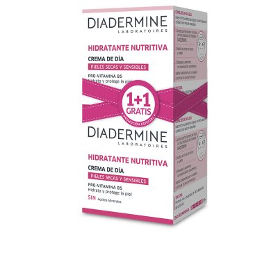 DIADERMINE  Cr&egrave;me Hydratant Nutritive Jour Peau S&egrave;che 2x50ml