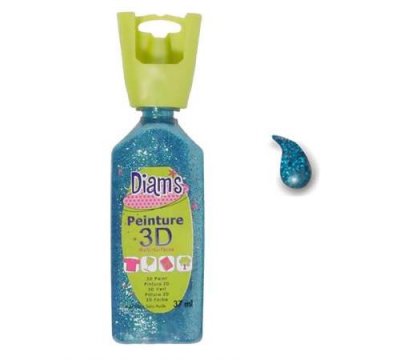 DIAM S Diam's Peinture Diams 3d - Aquamarine Paillete