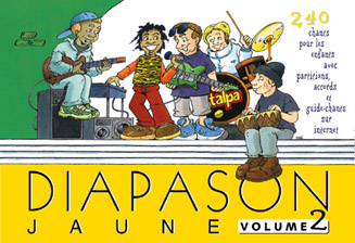 PRESSES D ILE DE FRANCE Diapason Jaune - Tome 2, Carnet De 240 Chants Avec Partitions Et Accords