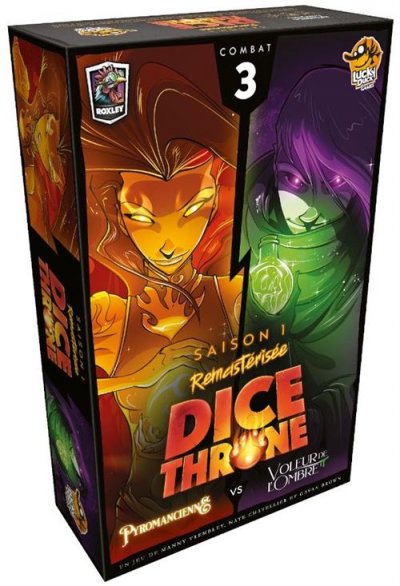 LUCKY DUCK GAMES Dice Throne Saison 1 - Pyromancienne VS Voleur de l&acute;Ombre