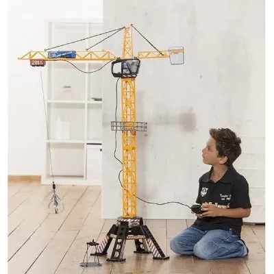 DICKIE TOYS DICKIE - Grue filoguidee 120cm jaune 