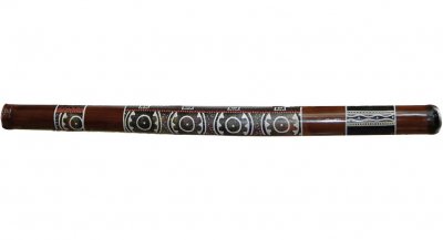 TANGA Didgeridoo en bambou motifs cercles paints 120 cm