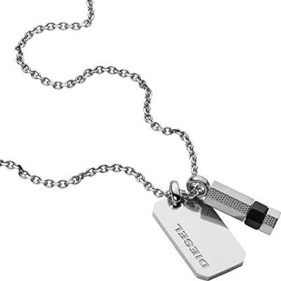 DIESEL  Cha&icirc;nette DX1156040 Acier inoxydable