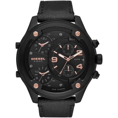 DIESEL  Homme Analogique Quartz Montre avec Bracelet en Cuir DZ7428