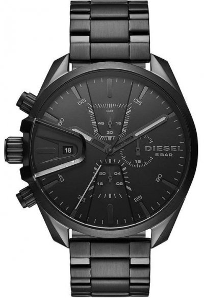 ARMANI Diesel Montre Chronographe Ms9 pour Homme, Taille De Bo&icirc;tier De 47 mm, Montre en Acier Inoxydable