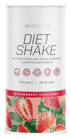 BIOTECHUSA Diet Shake (720g)Fraise Substituts De RepasBiotech Usa
