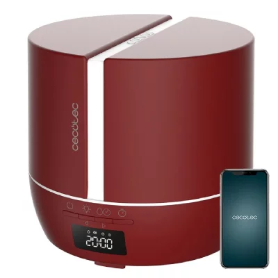CECOTEC Diffuseur d'ar&ocirc;mes purearoma 550 connected garnet
