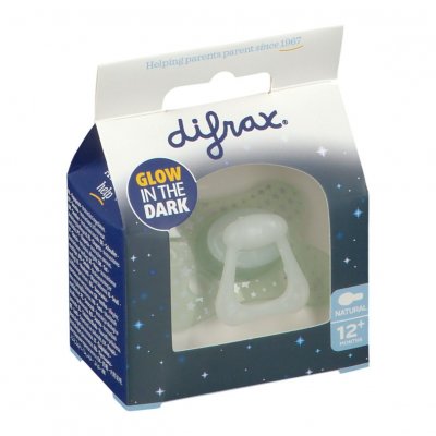 DIFRAX  GL804 Sucette Naturel Semi-Pleine 12+ Mois