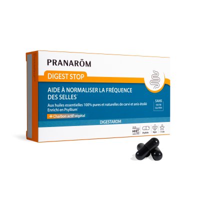 PRANAROM Digest Stop 20 G&eacute;lules Digestarom Aux Huiles Essentielles Pranar&ocirc;m