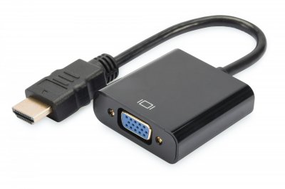 DIGITUS  adaptateur vga femelle / hdmi male 15cm