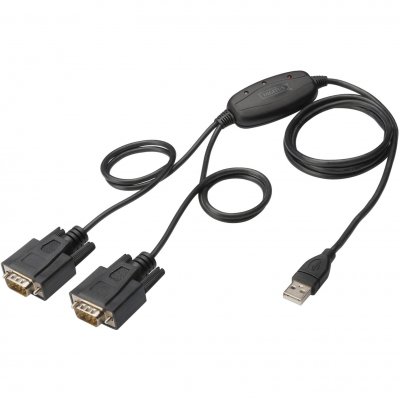 DIGITUS  DA-70158 - Adaptateur s&eacute;rie - USB - RS-232 x 2