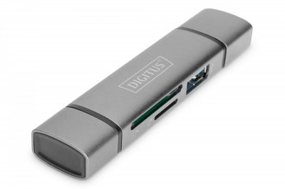 DIGITUS  DA-70886 - Lecteur de carte (SD, microSD) - USB 3.0/USB-C