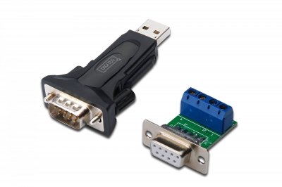 DIGITUS   adaptateur usb 2.0 - rs485, 3 mbps noir