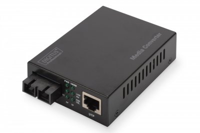 DIGITUS  DN-82120-1 1000Mbit/s 850nm convertisseur de Support R&eacute;seau