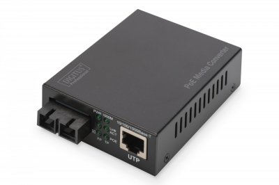 DIGITUS  DN-82150 LAN 10/100/1000 Mo/s, SC Duplex Convertisseur de m&eacute;dias 10 / 100 / 1000 MBit/s