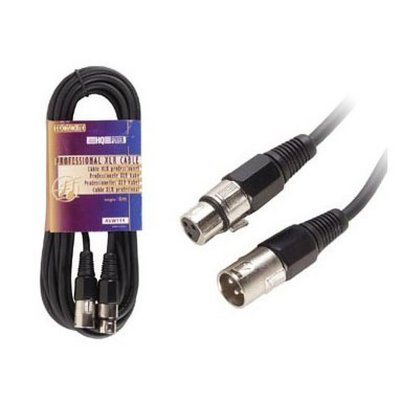 DIGITUS  E10418 c&acirc;ble audio 2 m XLR (3-pin) Noir - Neuf