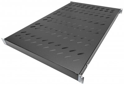 DIGITUS  - Etag&egrave;re pour rack - noir, RAL 9005 - 1U - 19