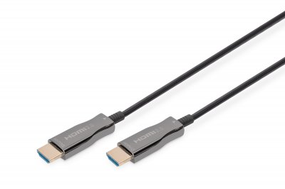 DIGITUS  Fiber Optic Hdmi Cable 10 M Noir