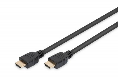 DIGITUS  Hdmi Ultra High Speed Type A Conector Cable 1 M Noir