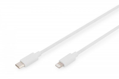 DIGITUS  Kab St-st 2 M Usb-c To Lightning Cable Clair