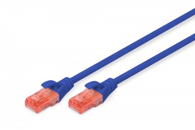 DIGITUS  Professional cordon de raccordement - 2 m - bleu