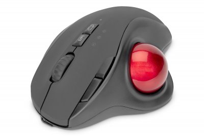 DIGITUS  Souris trackball ergonomique, sans fil