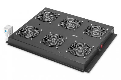 DIGITUS  Unit&eacute; de ventilation de toit pour armoires DN-19 FAN-6-SRV-B