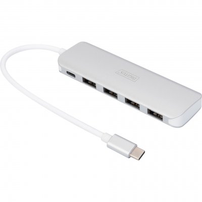 DIGITUS  USB Type-C HUB PD 4xUSB3.0 1xPD Charging