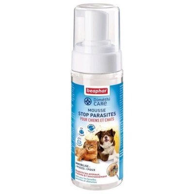 BEAPHAR Dimethicare Mousse Stop Parasites Pour Chien Et Chat 150ml 