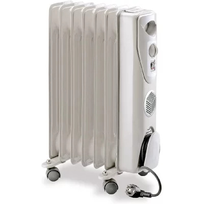 GENERIQUE DIO Radiateur Bain d'Huile 1500W - Blanc