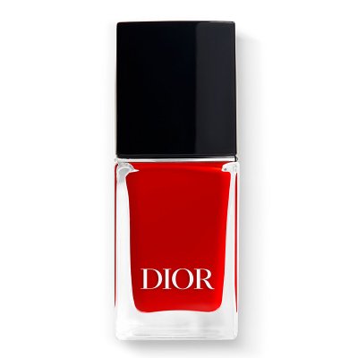 DIOR  -  Vernis Vernis &agrave; ongles effet gel et couleur couture 999 Rouge - - Couvrance Haute