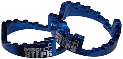 MSC BIKES Direction Msc Steps Aluminium Head Adjustable Spacers Pair 12-18 mm