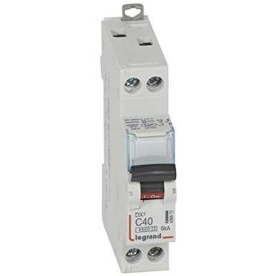 LEGRAND Disjoncteur 40a 6ka courbe c phase neutre  dx3 vis / vis