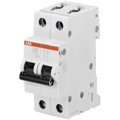 ABB Disjoncteur bipolaire courbe D 20A 
