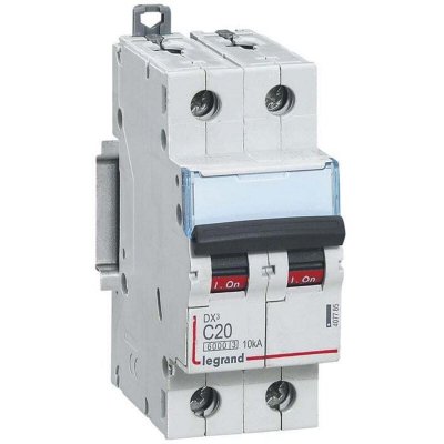 LEGRAND Disjoncteur bipolaire Dx3  20 A