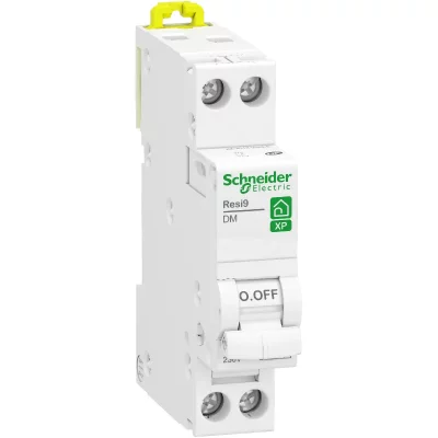 SCHNEIDER ELECTRIC Disjoncteur courbe D phase + neutre Resi9 xp  32 A