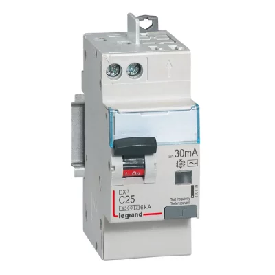 LEGRAND Disjoncteur diff&eacute;rentiel 25a 4.5ka 30ma type ac bipolaire  dx3 vis-auto