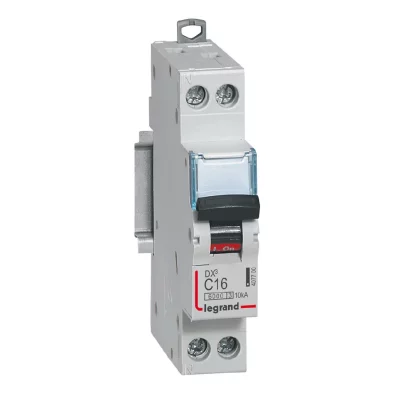 LEGRAND Disjoncteur DX3 1P+NG C16 6000A/10KA  407700