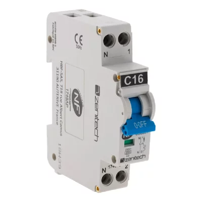 ZENITECH Disjoncteur phase sans neutre PH/N NF - 16A