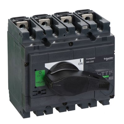 SCHNEIDER ELECTRIC Disjoncteur sectionneur Schneider Compact INS250 4P 250A noir 31107