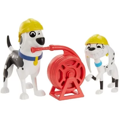 MATTEL Disney 101 Dalmatian Streetset de jeu - Caserne de pompiers 3 pi&egrave;ces 